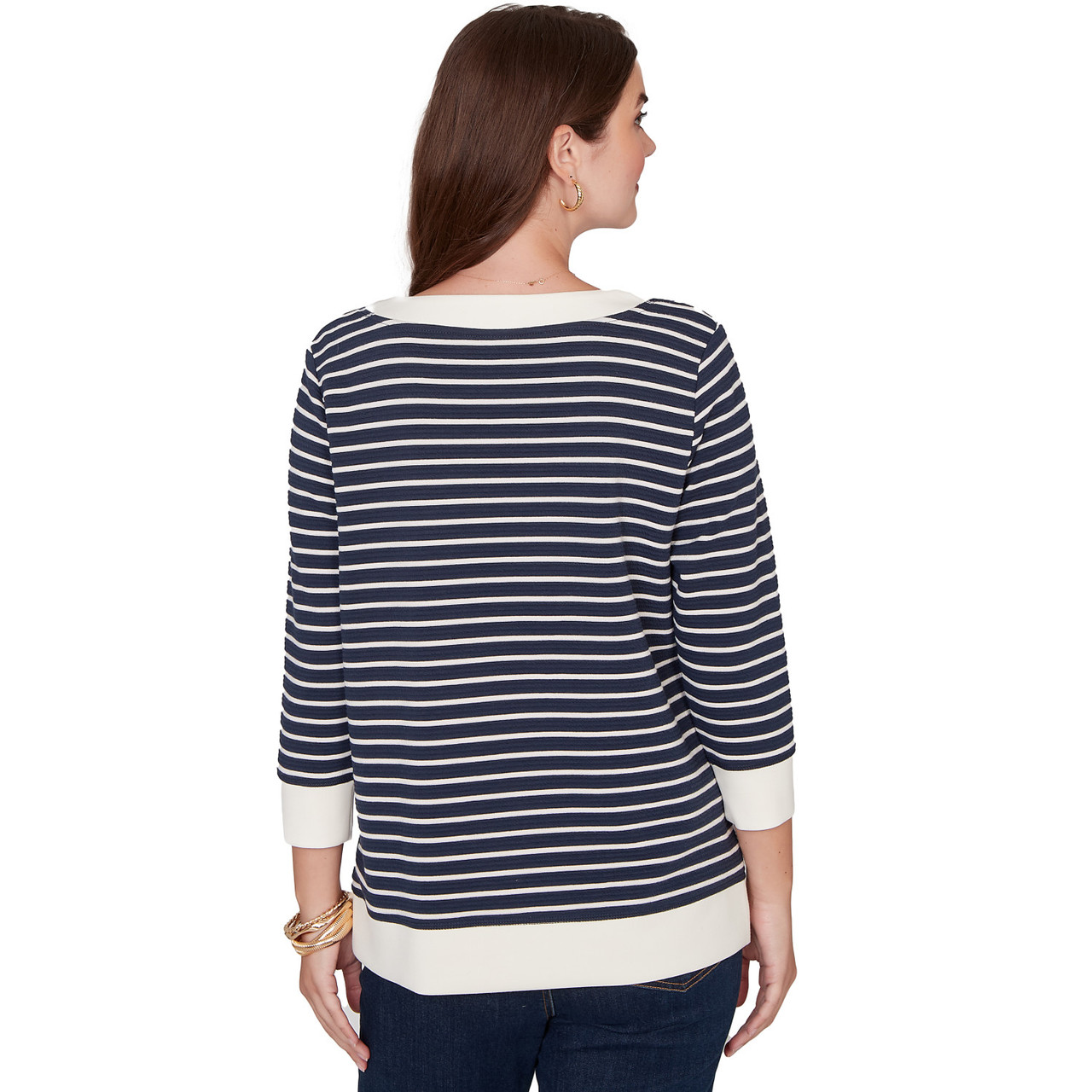 Women's Striped Popover Pocket Top | Ruby Rd.
