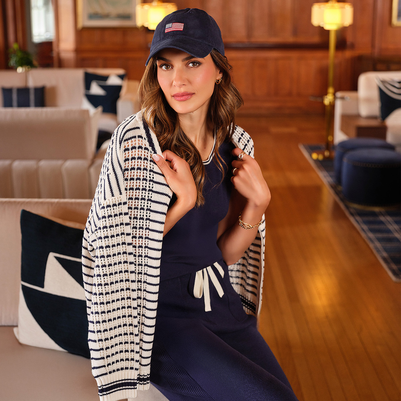 Women's Mesh Stitch Zip Sweater Jacket | Ruby Rd.