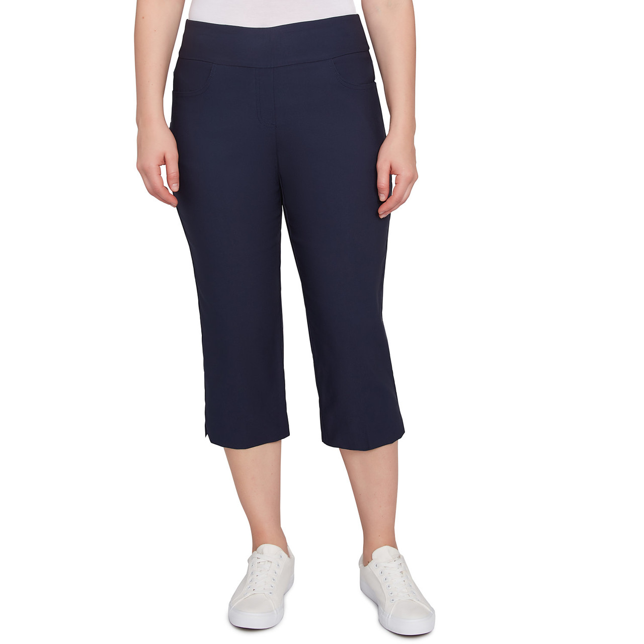 Women's Pull On Silky Tech Capri | Ruby Rd.