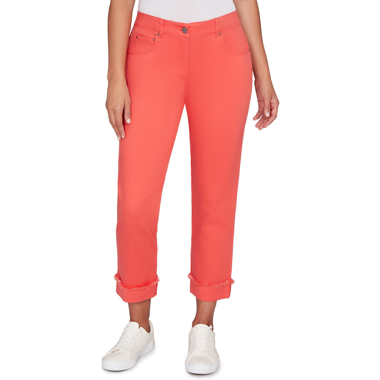 パンツ RUBY Women's Everyday Soft Cropped Girlfriend Pant | Ruby Rd.