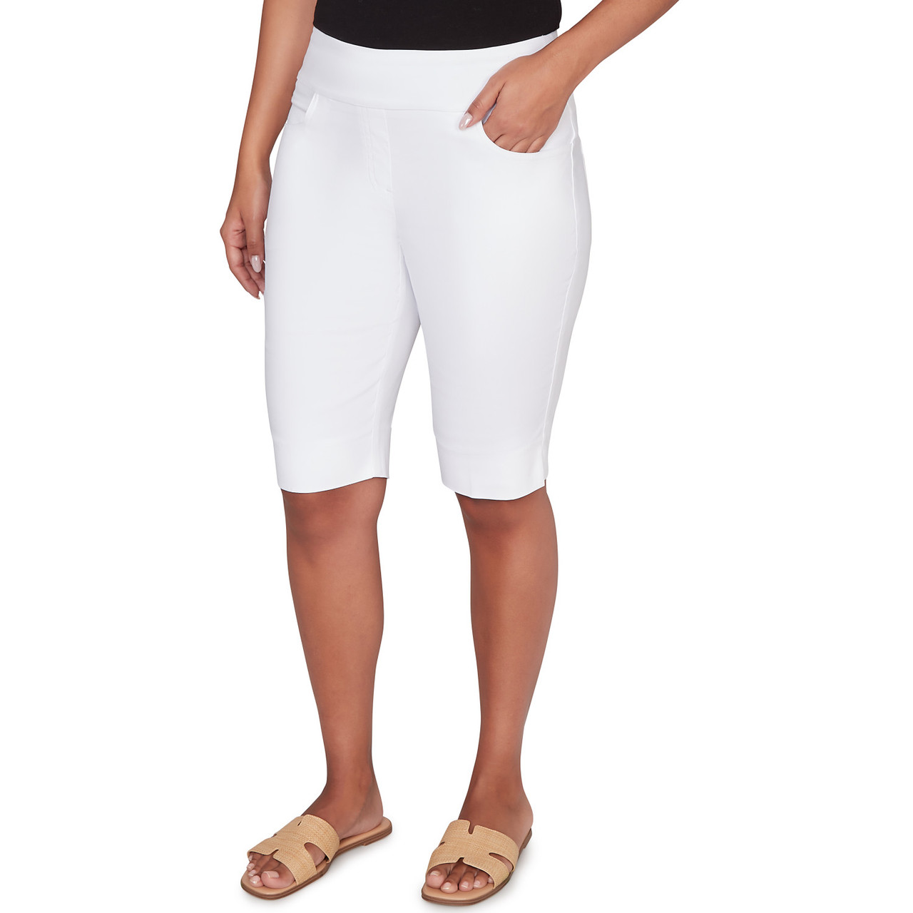 Women's Pull On Silky Tech Bermuda Short | Ruby Rd.