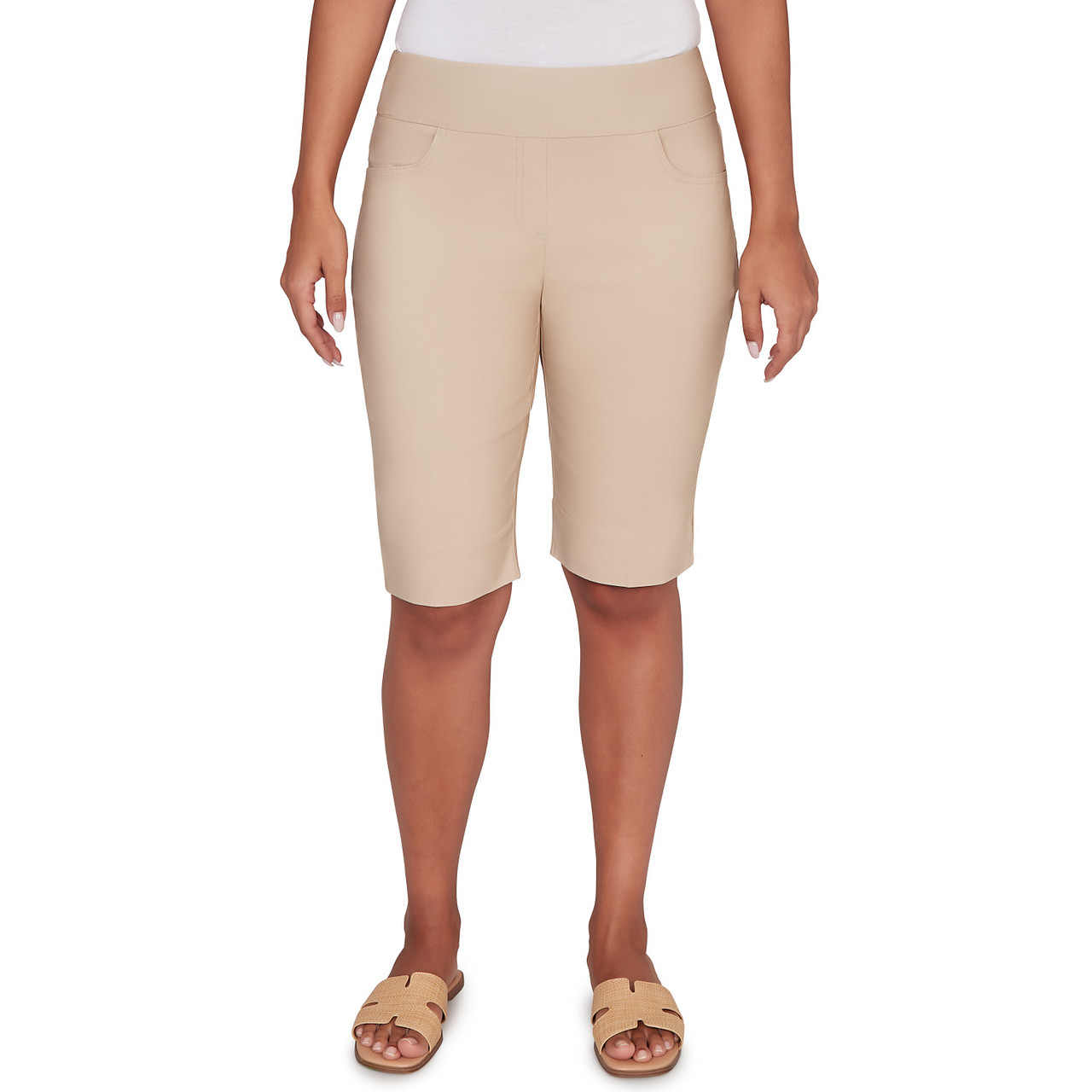 Women's Pull On Silky Tech Bermuda Short | Ruby Rd.