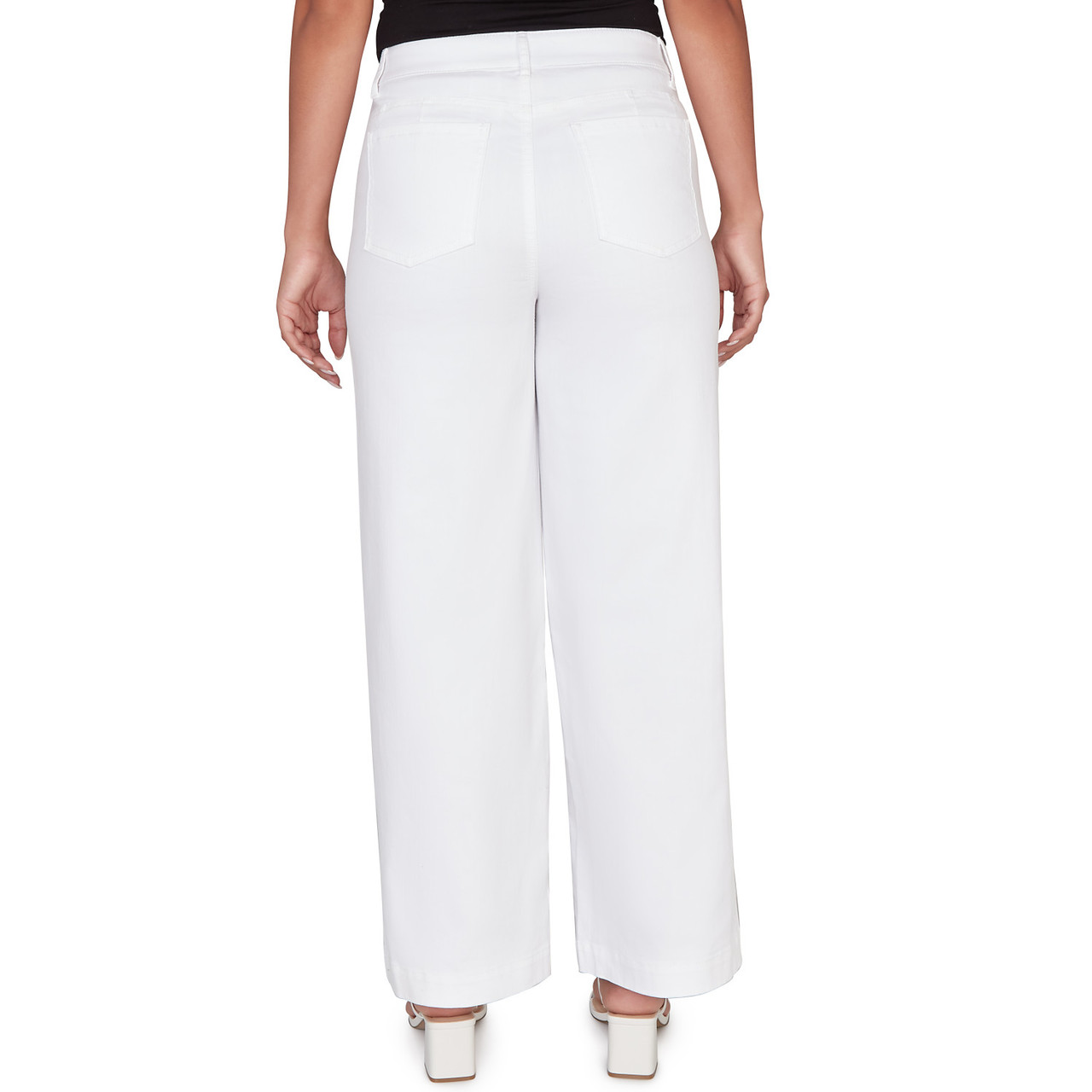 RHC Wide Military Pants White