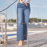 Women's Wide Leg Pull On Sailor Jean