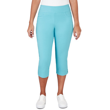 Women's Pull-On Tech Capri With Hem Detail