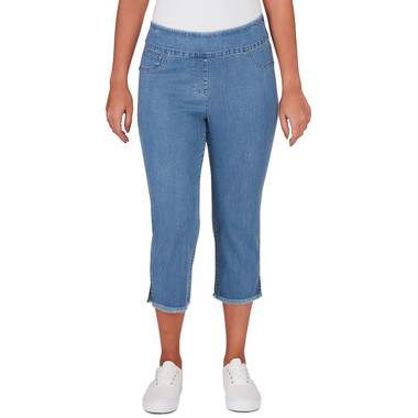 Women's Pull-On Silky Denim-Like Stretch Clamdigger