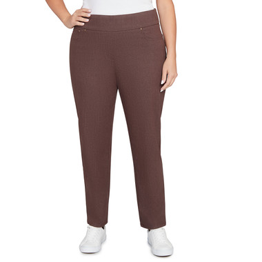 Plus Women's Colored Denim Pull On Jeans