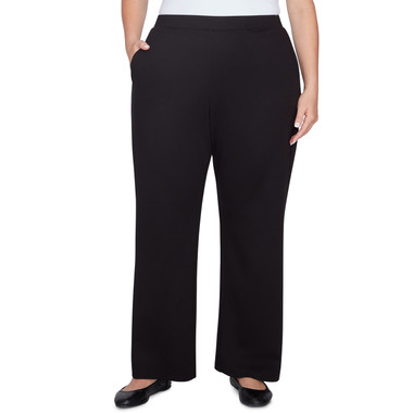 Plus Women's Luxe Double Knit Pull-On Pant