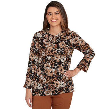 Women's Vintage Paisley Embellished Top