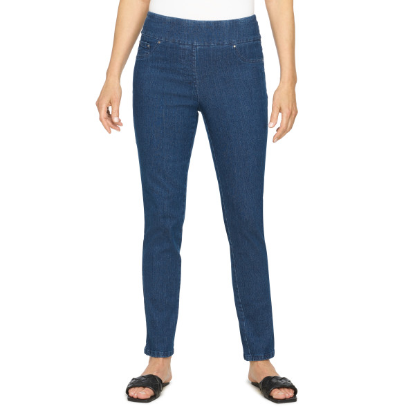 Plus Stretch Faux Pocket Jeans