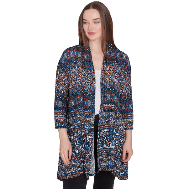 Women's Nouveau Stripe Open Cardigan
