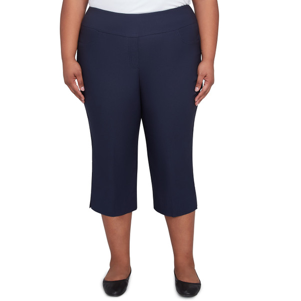 Plus Women's Silky Tech Pull On Capri