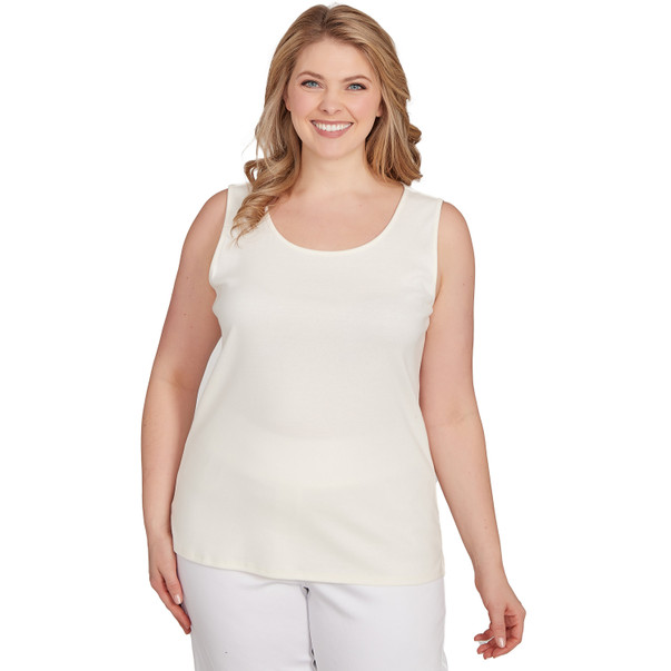 Plus Women's Everyday Ribbed Tank Top
