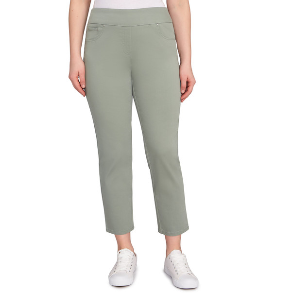 Petite Women's Soft Denim Faux Pocket Jeans