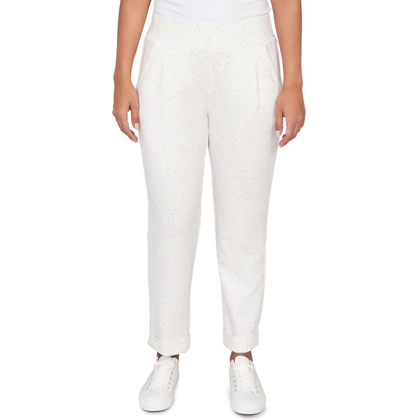 Women's Ultra Soft Knit Cuffed Ankle Pant