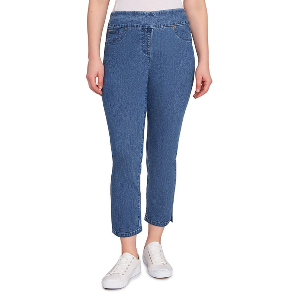 Petite Women's Extra Stretch Denim Pull-On Jeans