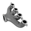 Hooker Blackheart LS Swap Gen III/IV Exhaust Manifolds Central Dump - Natural Cast Finish 8504HKR