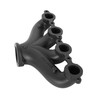 Hooker Blackheart LS Swap Gen III/IV Exhaust Manifolds Central Dump - Black Finish 8504-3HKR