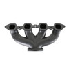 Hooker Blackheart LT Swap Gen V Exhaust Manifolds Central Dump - Black Ceramic Finish BHS5190