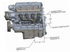 Hooker Blackheart Gen V LT-Swap Exhaust Manifolds - 2.50" Rear Dump / Natural Finish (BHS5192)