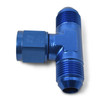 Russell AN Tee Male Swivel on Side to Female Adapter Fitting - Blue