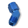 Russell AN Female/Male 45 Degree Swivel Coupler Fitting - Blue