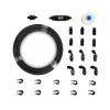 Aces Fuel Injection 340 LPH Tank Conversion Pump Module w/Internal Regulator /20' PTFE Hose Kit AF4020