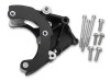 Holley LS/LT High-Mount A/C Accessory Drive Bracket 20-133BK Black - Passenger Side