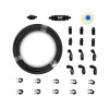 Aces Fuel Injection Tight Fit In-Tank Fuel Tank Pump Module 255 LPH w/40' PTFE Hose Kit / Pressure Sensor Kit AF4016K