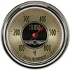 Classic Instruments All American Nickel 2 5/8" Cylinder Head Temp. Gauge AN397SLC (AN397SLC)