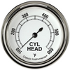  Classic Instruments Classic White 2 5/8" Cylinder Head Temp. Gauge CW397SLF (CW397SLF)