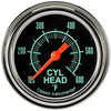 Classic Instruments G/Stock 2 1/8" Cylinder Head Temp. Gauge GS197SLF (GS197SLF)