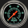 Classic Instruments G/Stock 2 5/8" Cylinder Head Temp. Gauge GS397SLF (GS397SLF)