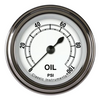 Classic Instruments Full Sweep White 2 1/8" Oil Pressure Gauge CW181SLF