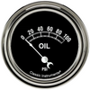 Classic Instruments Traditional Short Sweep 2 5/8" Oil Pressure Gauge TR281SLF