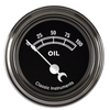Classic Instruments Traditional Short Sweep 2 1/8" Oil Pressure Gauge TR81SLF