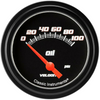 Classic Instruments Velocity Black 2 5/8" Oil Pressure Gauge VS281BBLF