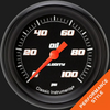Classic Instruments Velocity Black 2 5/8" Oil Pressure Gauge VS381BBPF