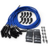 LSXceleration 48" 45-Degree Cut-to-Fit Blue Spark Plug Wire Kit  - Ceramic Boot - LS