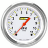 Racepak 3-3/8" Tachometer Gauge 10,000 RPM White RP10WAPF