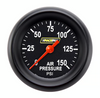 Racepak 2-1/8" Full Sweep Air Pressure Gauge 150 PSI Black RP118BBPF (RP118BBPF)