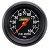 Racepak 2-1/8" Full Sweep Fuel Pressure Gauge Black w/ Flat Glass Lens RP146BBPF