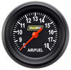 Racepak 2-1/8" Full Sweep Air Fuel Ratio Gauge Black w/ Flat Glass Lens RP194BBPF (RP194BBPF)