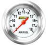Racepak 2-1/8" Full Sweep Air Fuel Ratio Gauge White w/ Flat Glass Lens RP194WAPF (RP194WAPF)