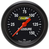 Racepak 2-5/8" Full Sweep Air Pressure Gauge Black w/ Flat Glass Lens RP318BBPF