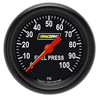 Racepak 2-5/8" Full Sweep Fuel Pressure Gauge Black 100 PSI w/ Flat Glass Lens RP346BBPF