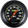 Classic Instruments Racepak 3-3/8" Speedometer Gauge Black 250-CI-55DBB