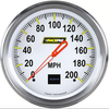 Classic Instruments Racepak 4-5/8" Speedometer Gauge White 250-CI-56DWA (250-CI-56DWA)