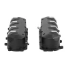 Holley Gen V LT Modern Top Valve Covers Black w/ Machined Accents 241-477