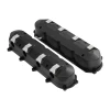 Holley Gen V LT Modern Top Valve Covers Black w/ Machined Accents 241-477